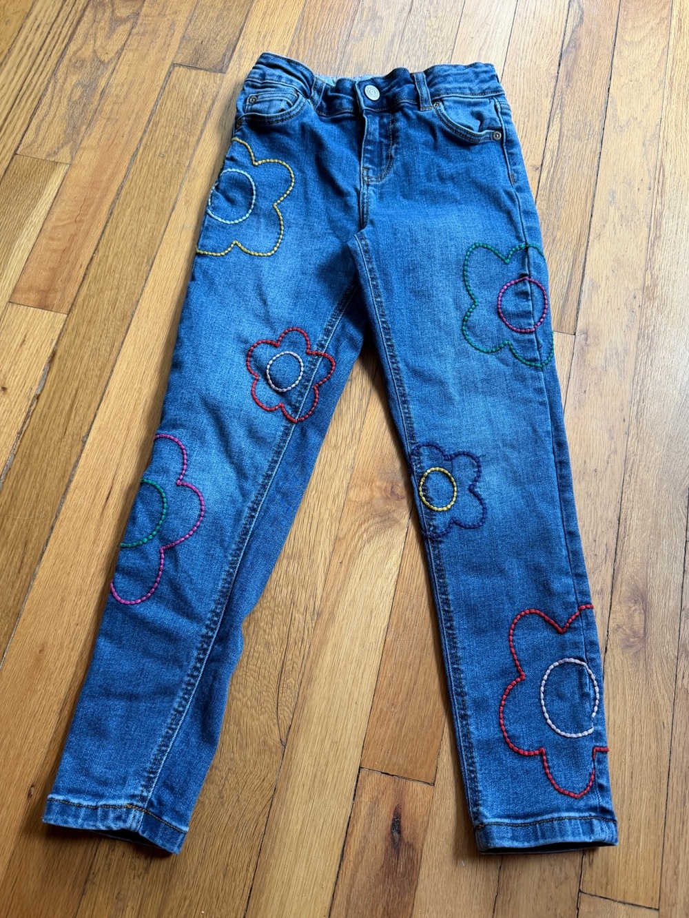 Boden floral embroidered jeans